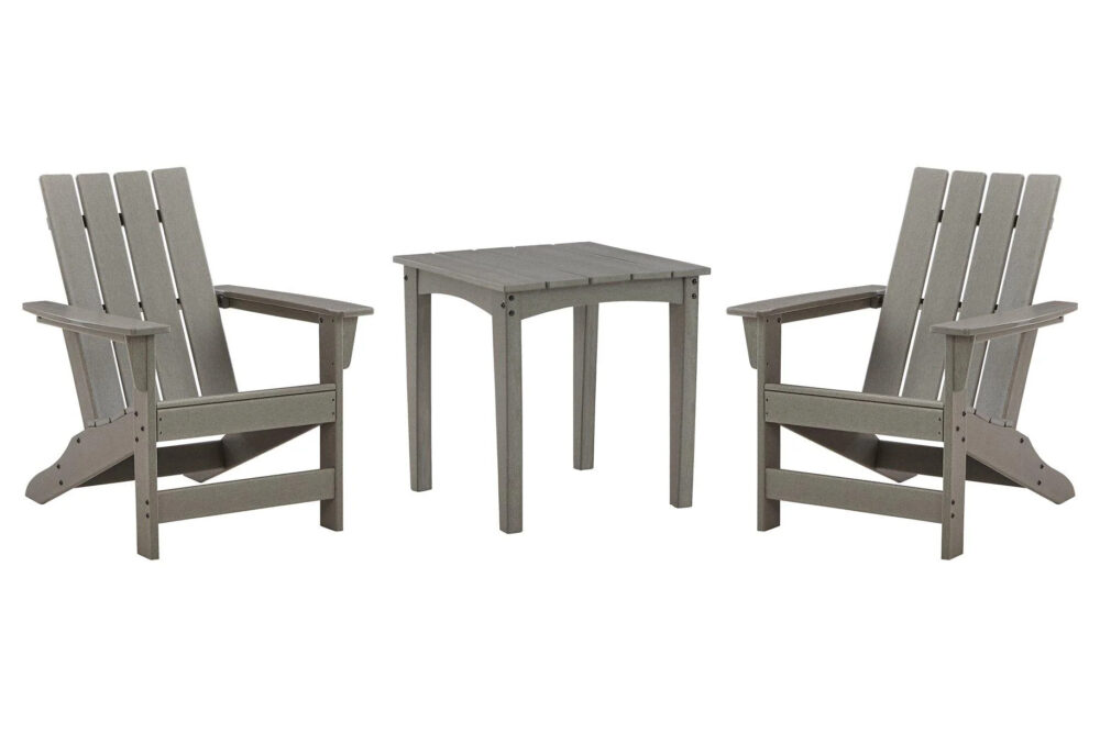 Visola Outdoor Adirondack Chair Set with End Table - Image 2