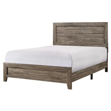 Crown Mark Millie Full Panel Bed in Grey B9200-F-BED