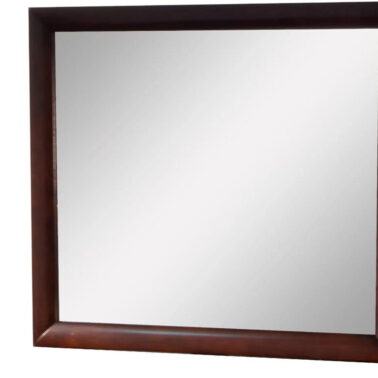 Elements International Emily Mirror in Espresso Lacquer
