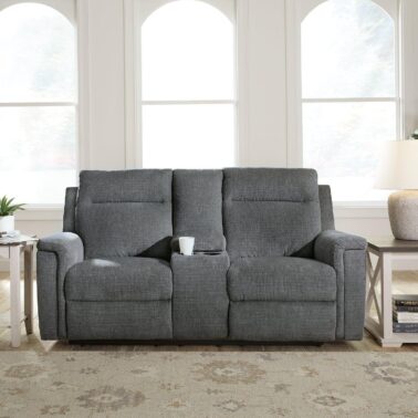 Barnsana Power Reclining Loveseat with Console