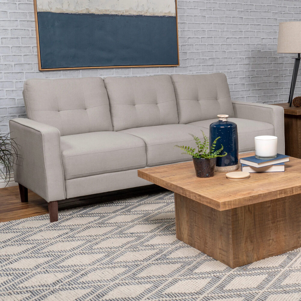 Bowen Upholstered Track Arms Tufted Sofa - Image 2