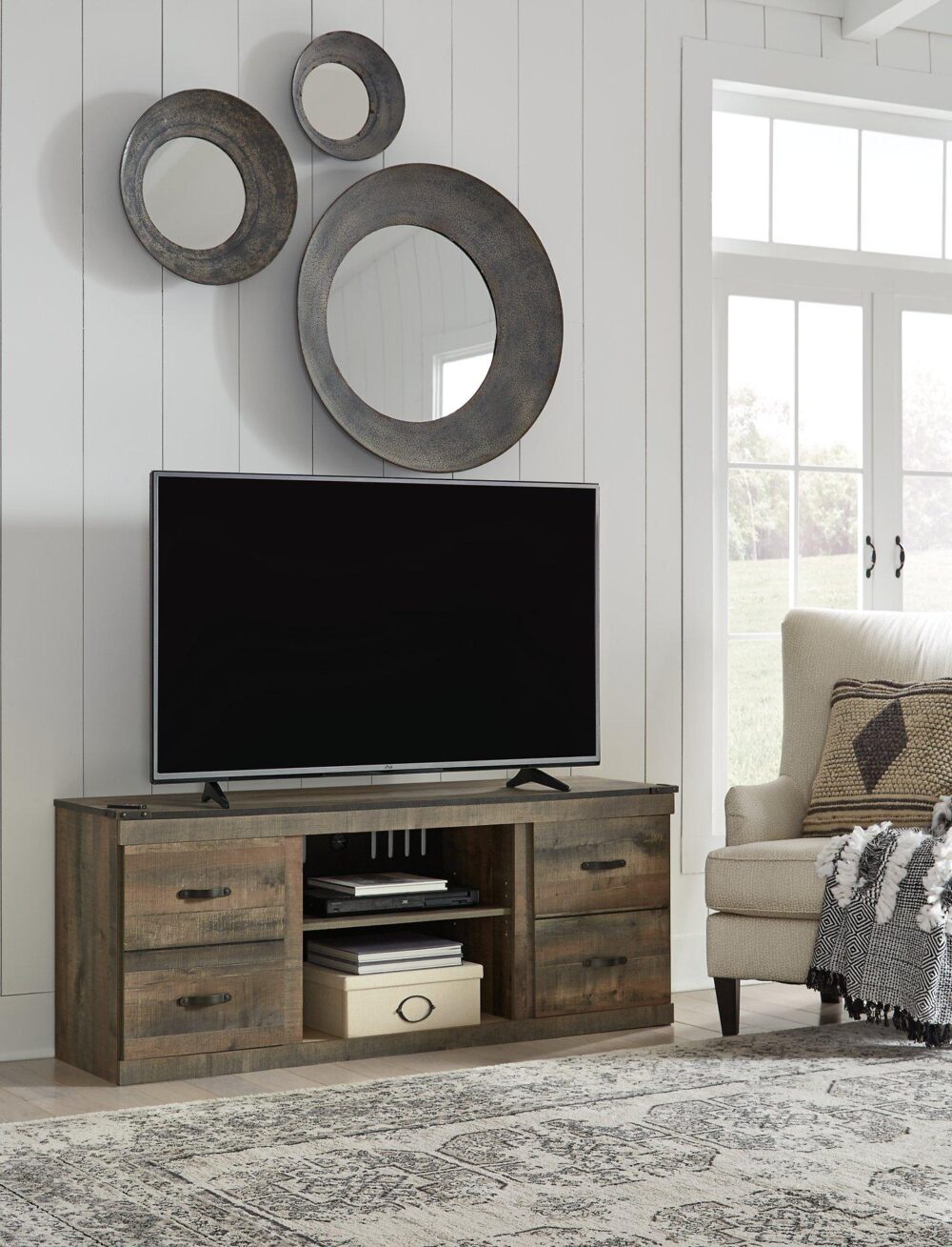 Trinell 3-Piece Entertainment Center with Electric Fireplace - Image 2