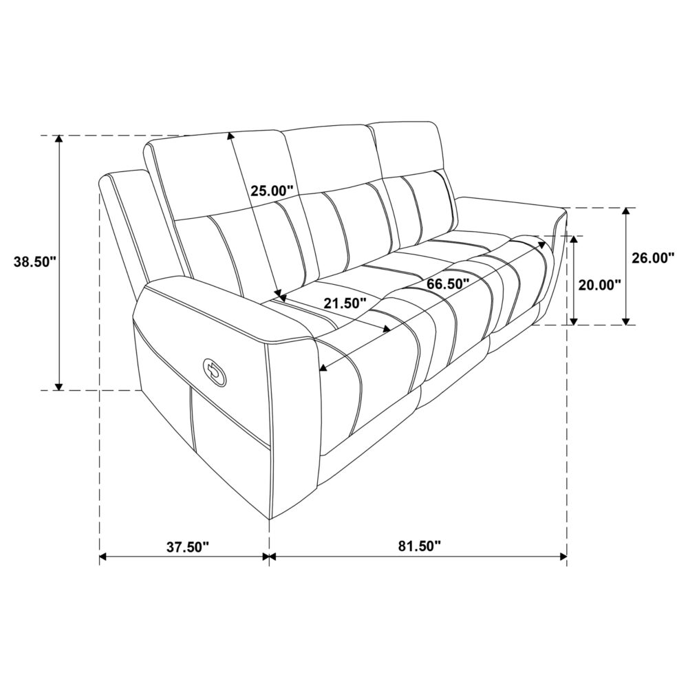 Brentwood Reclining Sofa - Image 6